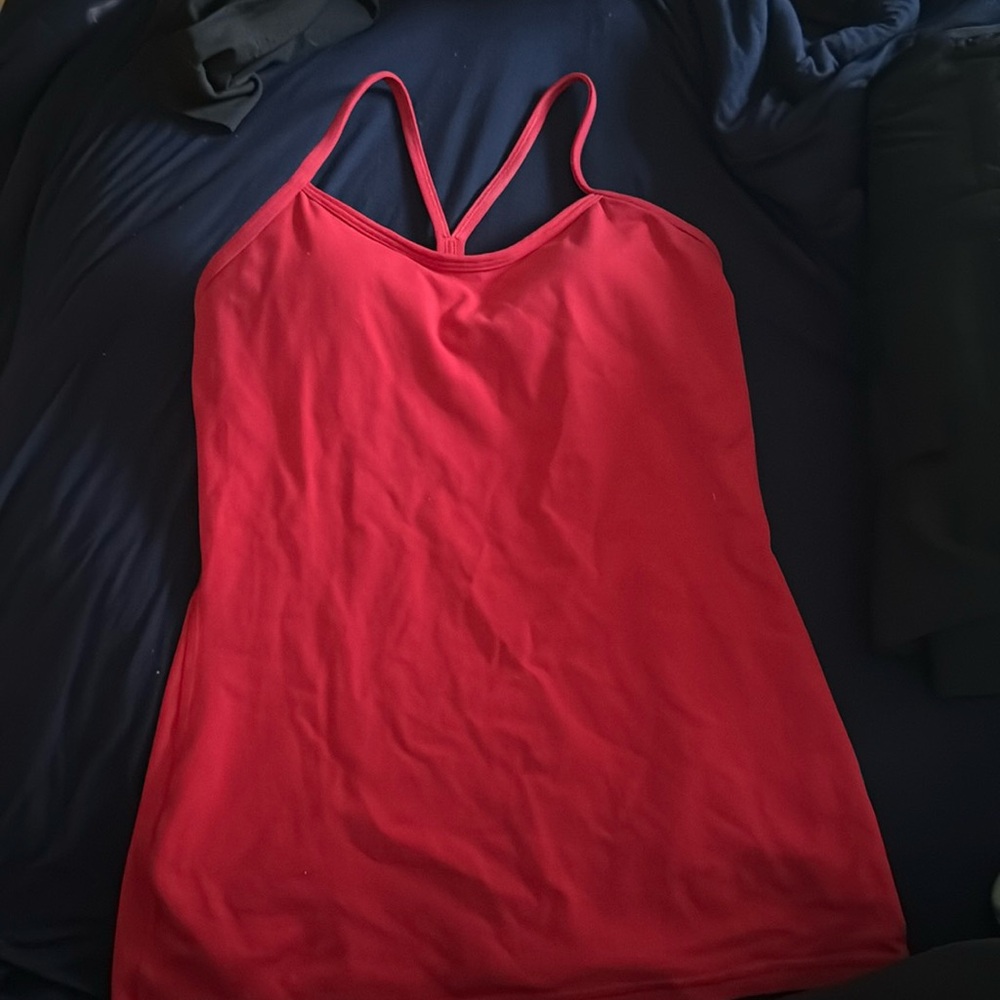 Lululemon Racerback tank size 8 red color